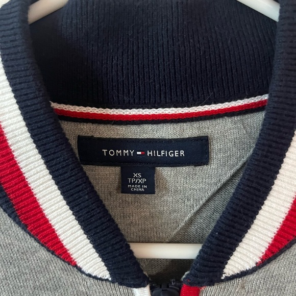 Tommy Hilfiger Men’s Zip Up Cardigan Sweater gray size XS - Picture 4 of 4